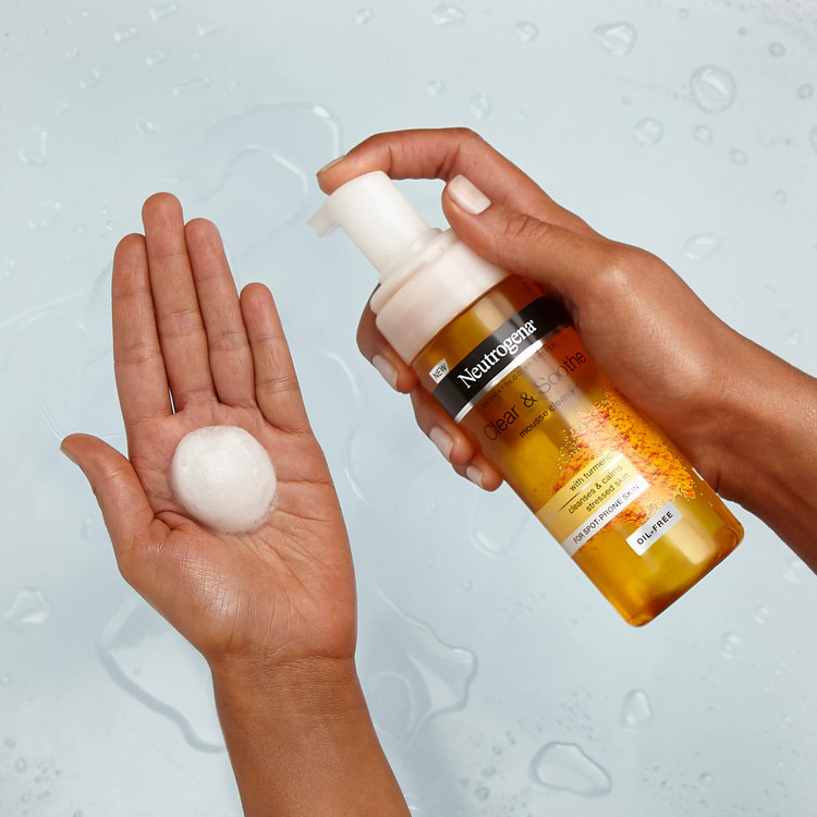 قیمت فوم شستشو صورت نیتروژینا مناسب پوست چرب و مستعد جوش حاوی عصاره زردچوبه حجم 150 میلی لیتر