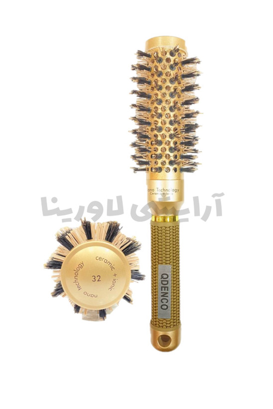 برس گرد نسوز اکستنشن مو کیودنکو QDENCO سایز32