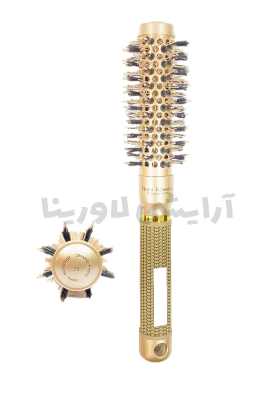 قیمت برس گرد نسوز اکستنشن مو کیودنکو QDENCO سایز25