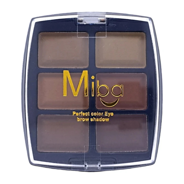رنگ پالت سایه ابرو میبا مدل matt شماره M 14