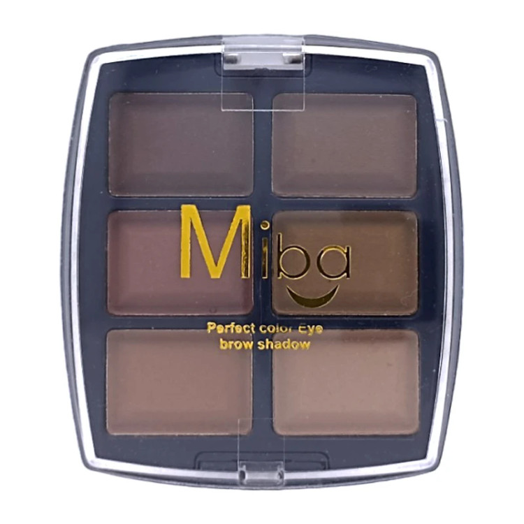 قیمت پالت سایه ابرو 6 رنگ میبا مدل matt شماره M 13