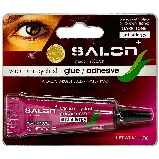 قیمت چسب مژه ضد حساسیت سالن پلاس 7 گرمی مدل Dark Tone