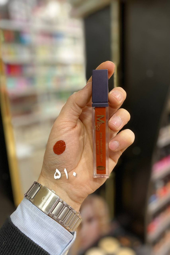 قیمت رژ لب مایع میبا مدل matt ضدآب 24 ساعته شماره 510