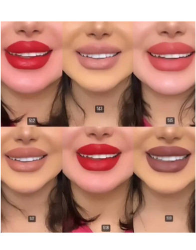 رنگبندی رژ مایع ٢۴ ساعته داماس ضداب