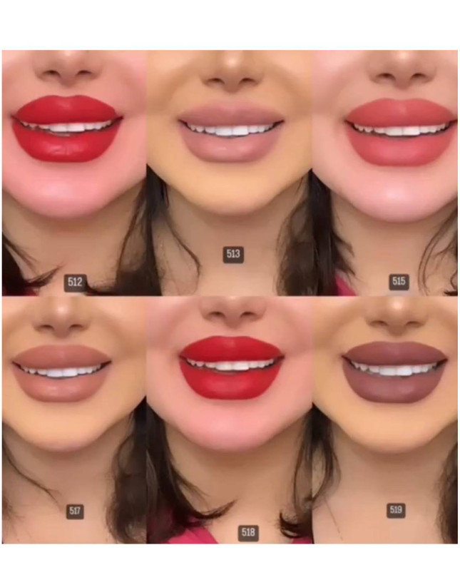 رنگبندی رژ مایع ٢۴ ساعته داماس ضداب