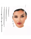 چسب لیفت شقیقه