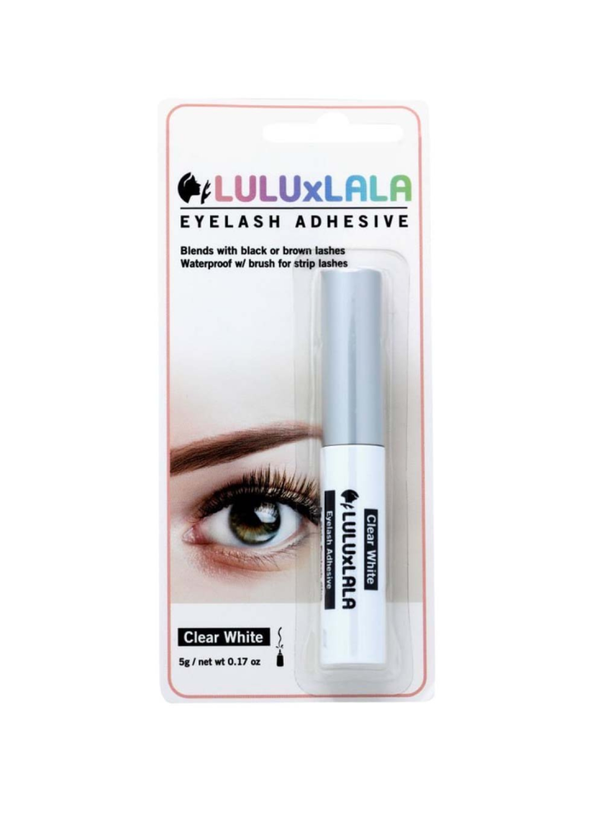 چسب کاشت مژه موقت سفید بی رنگ اصلی لولو اکس لالا قلمی