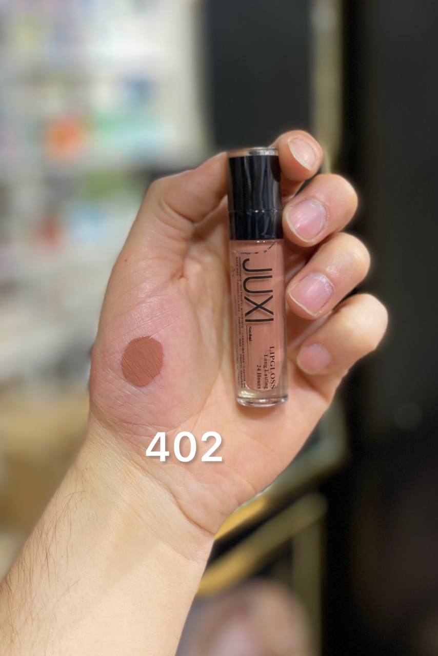 رنگ رژ لب مایع ژاکسی شماره 402 ضداب 24 ساعته