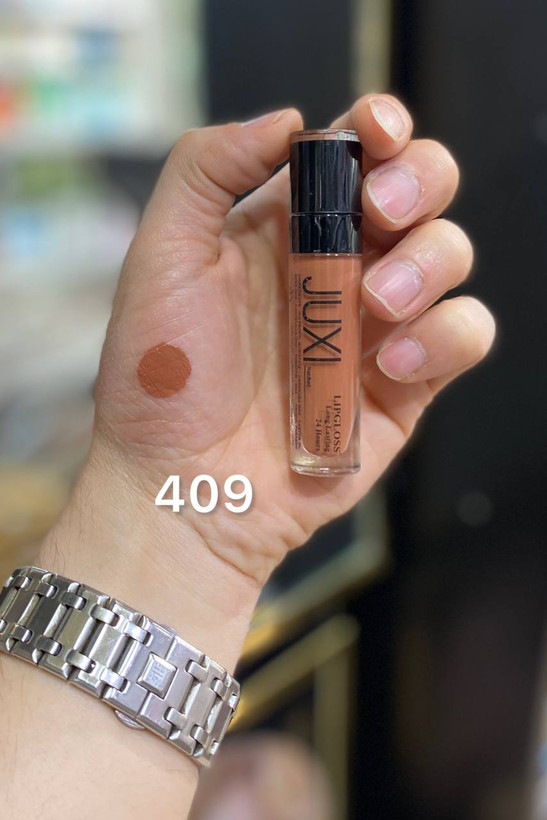 رنگ رژ لب مایع ژاکسی شماره 409 ضداب 24 ساعته