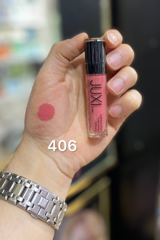 رنگ رژ لب مایع ژاکسی شماره 406 ضداب 24 ساعته