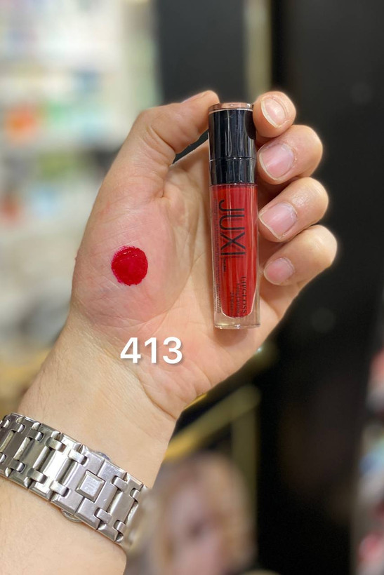 رنگ رژ لب مایع ژاکسی شماره 413 ضداب 24 ساعته