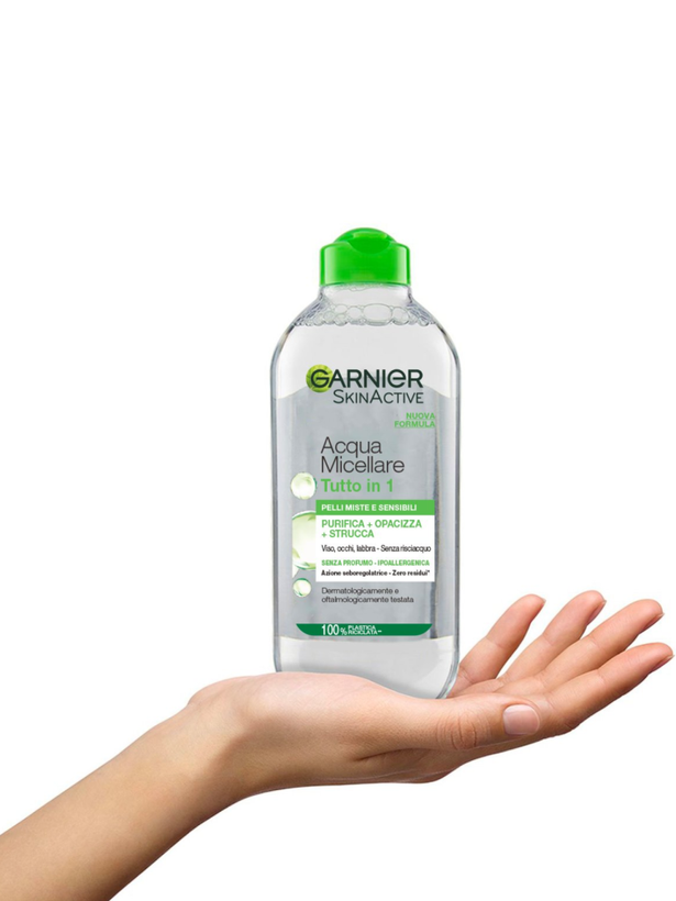 حجم میسلار واتر سبز گارنیر مناسب پوست مختلط و چرب 400 میل