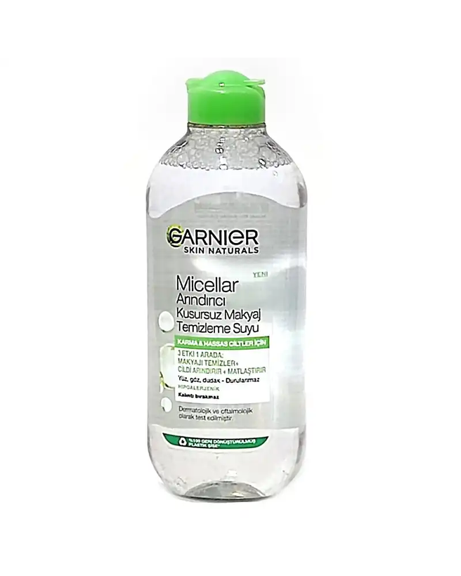 قیمت میسلار واتر سبز گارنیر مناسب پوست مختلط و چرب 400 میل