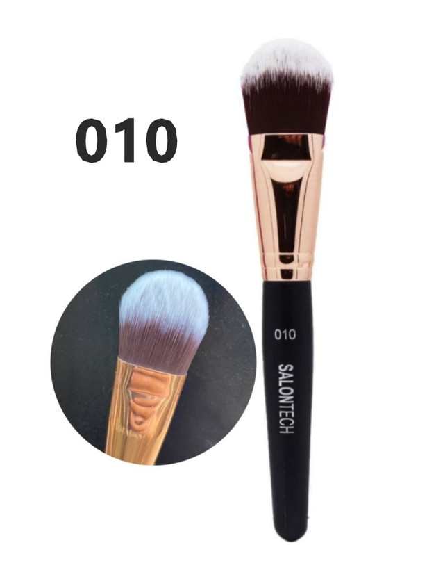 براش آرایشی سالن تک مدل تخت کد 010 مناسب کرم پودر
