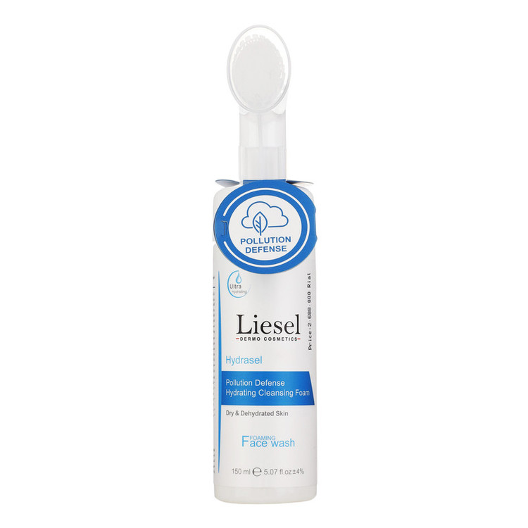 فوم شستشو صورت لایسل مناسب پوستهای خشک حجم 150 میلیلیتر، مدل hyderasel