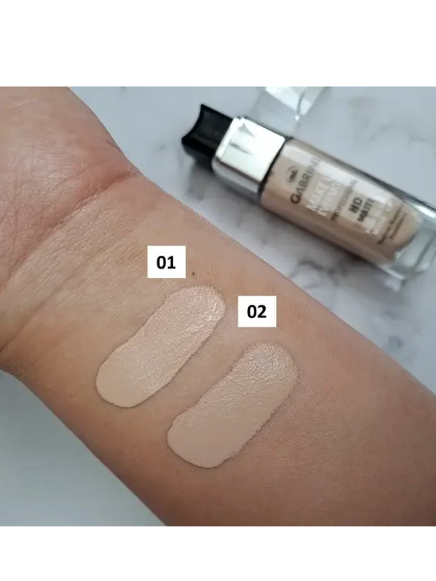 رنگبندی کرم پودر شیشه ای گابرینی مات