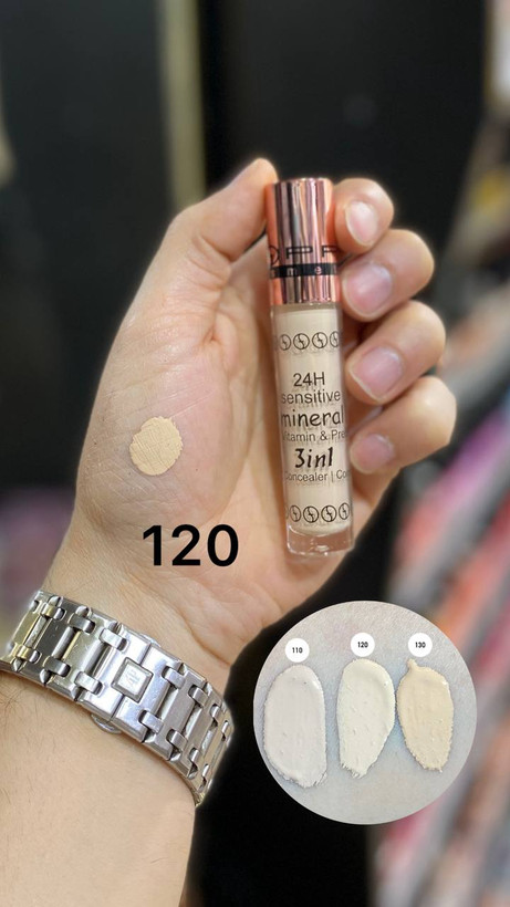 کانسیلر مایع زوپینی 3in1 اورجینال 10میل کد 120