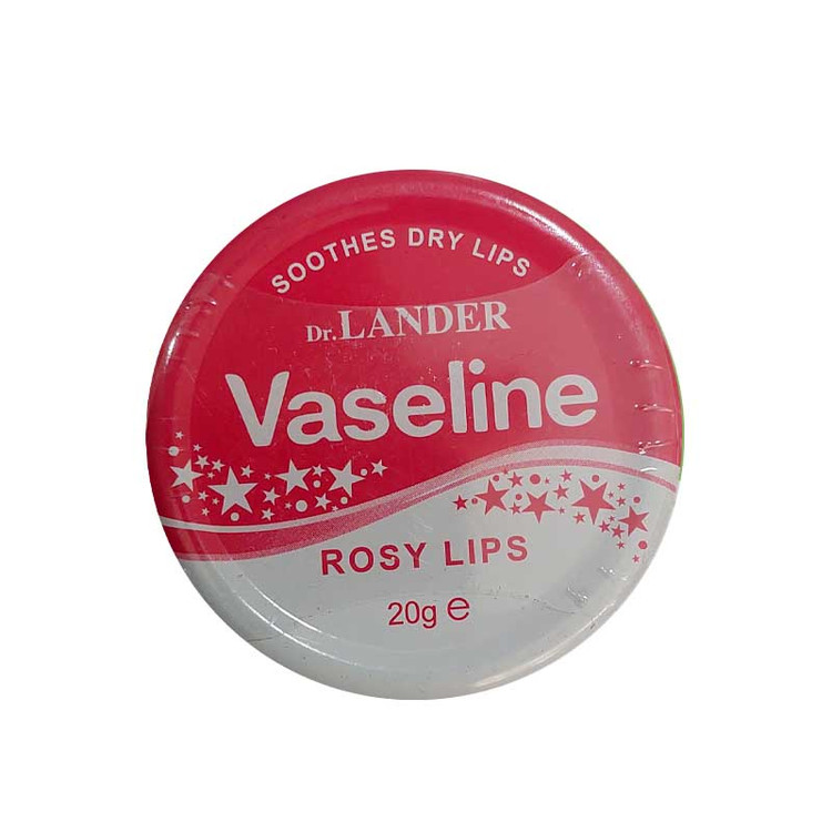 بالم لب کاسه ای گل رز وازلین دکتر لندر صورتی