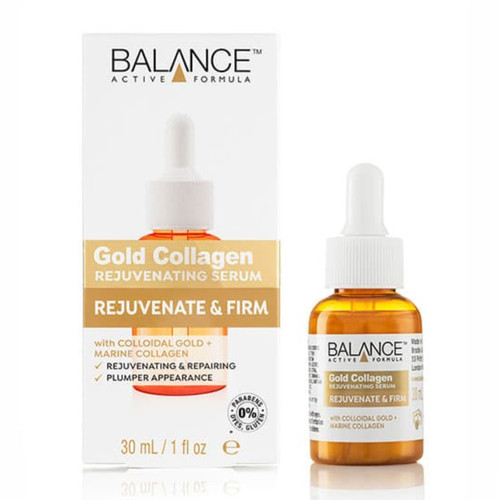 سرم طلا (گلد کلاژن) بالانس اصل انگلیس | جوانساز و آبرسان قوی | ۳۰ میل