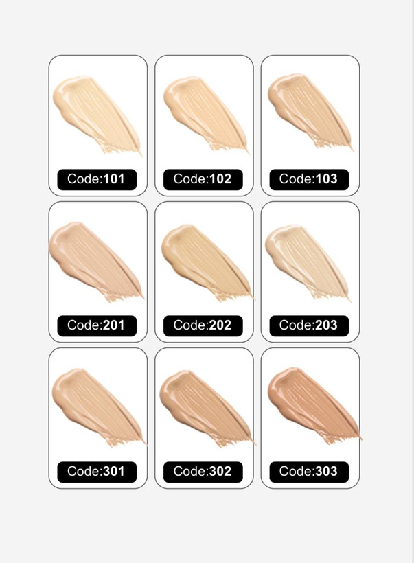 رنگبندی کرم پودر BB الیزکیتا حاوی ضدآفتاب 35 میلی لیتر