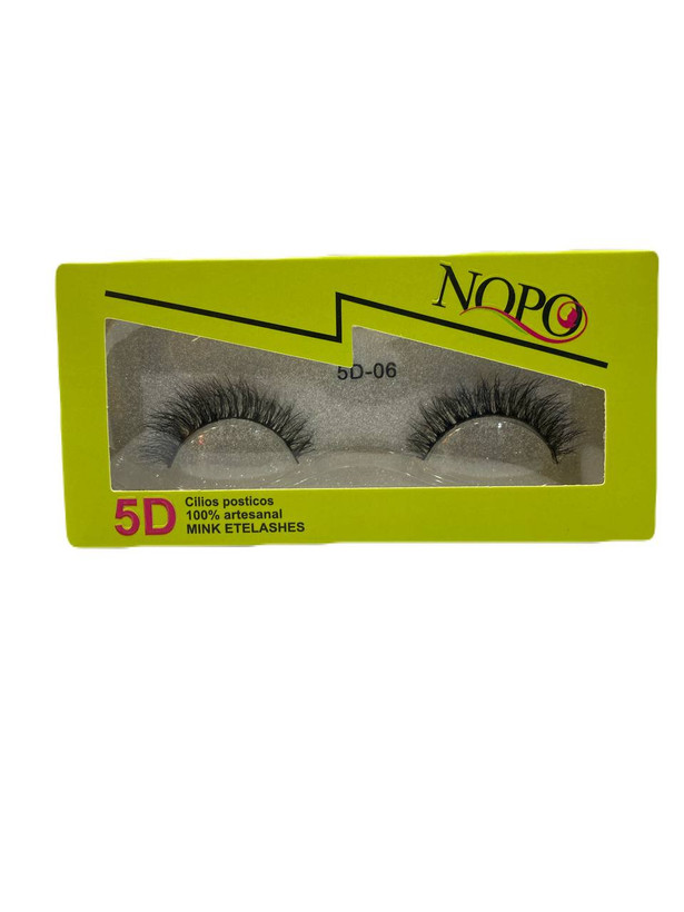 خرید مژه مصنوعی 5 بعدی نوپو با موی طبیعی سمور کد 06