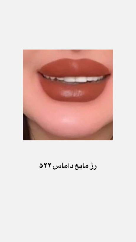 رژ مایع ٢۴ ساعته داماس ضدآب شماره 522