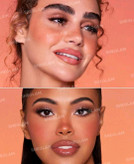 تست رژگونه مایع شیگلم رنگ Birthday Suit