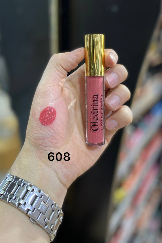 رژلب مایع الدرینا ضداب 24 ساعته شماره 608