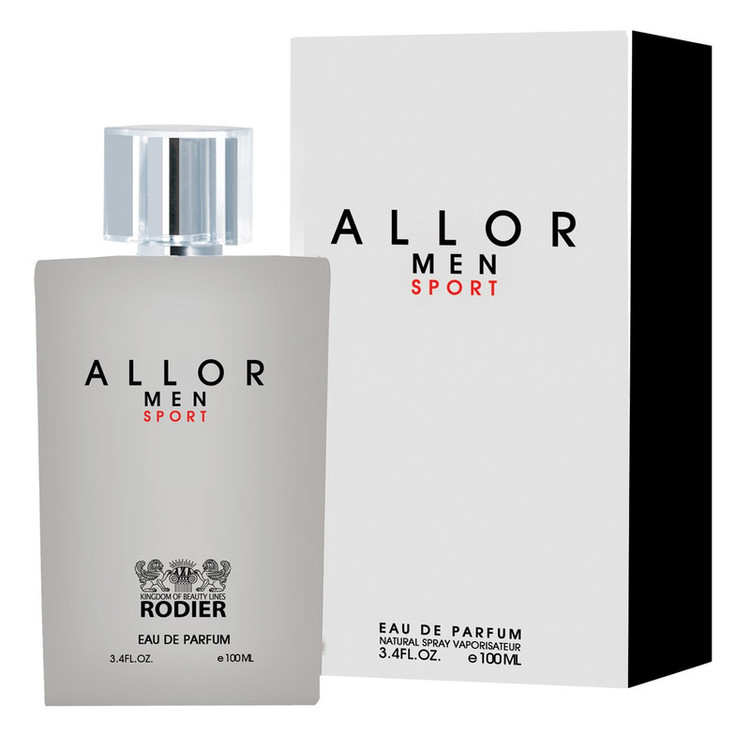 ادو پرفیوم مردانه رودیر رایحه آلور اسپرت مدل Allor Men حجم 100 میلی لیتر