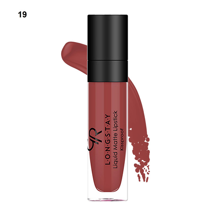 رژ مایع گلدن رز شماره 19