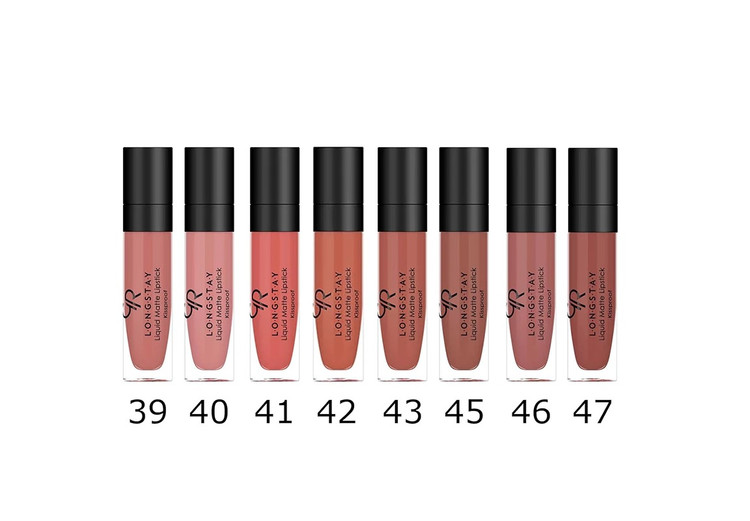 رنگبندی رژ گلدن رز