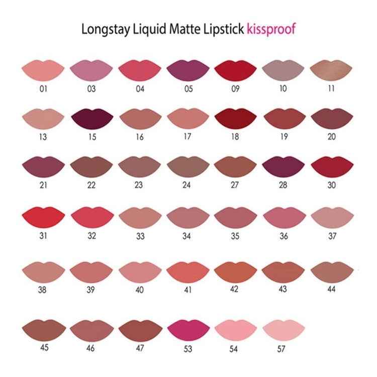 تست رنگبندی رژ گلدن رز مات