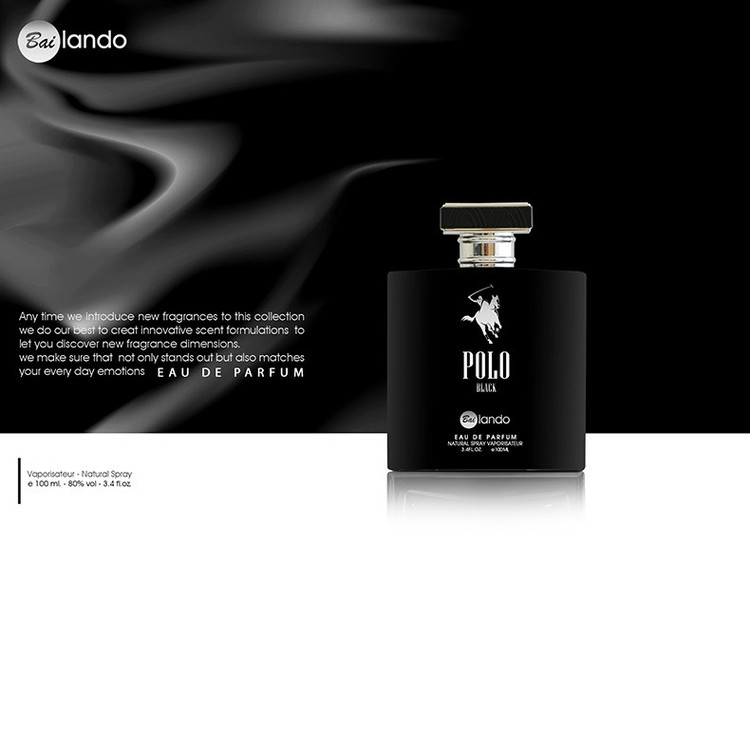 ادکلن مردانه بایلندو رایحه پلو Polo Black حجم 100 میلی لیتر