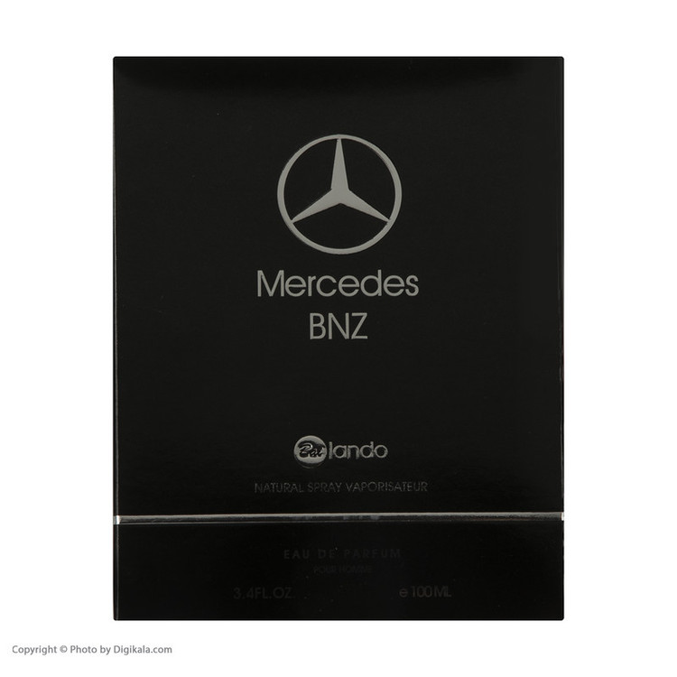 ادکلن مردانه بایلندو رایحه مرسدس بنز Mercedes bnz حجم 100 میلی لیتر