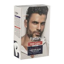 شامپو رنگ مو فاربن شماره 1.0 حجم 150 میلی لیتر رنگ مشکی مجموعه 2 عددی