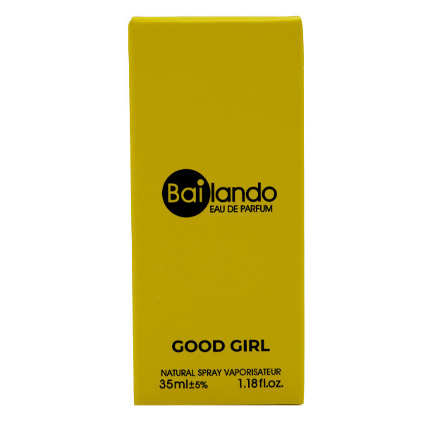 ادکلن زنانه گودگرل بایلندو مدل good girl حجم 35 میلی لیتر