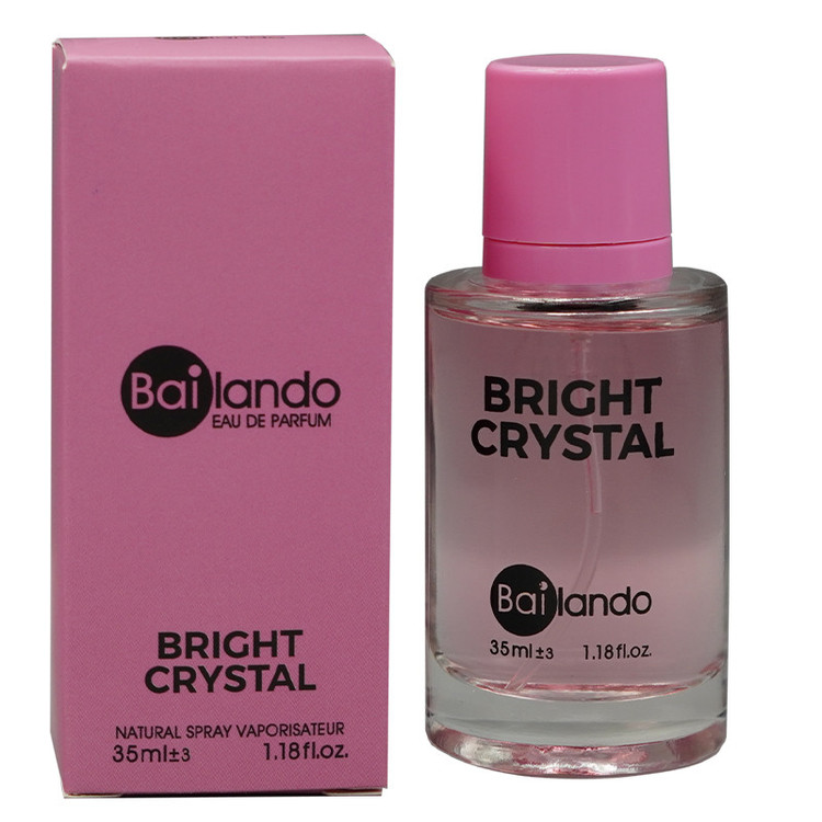 ادکلن جیبی زنانه ورساج صورتی بایلندو مدل BRIGHT CRYSTAL با رایحه خنک حجم 35 میلیلیتر