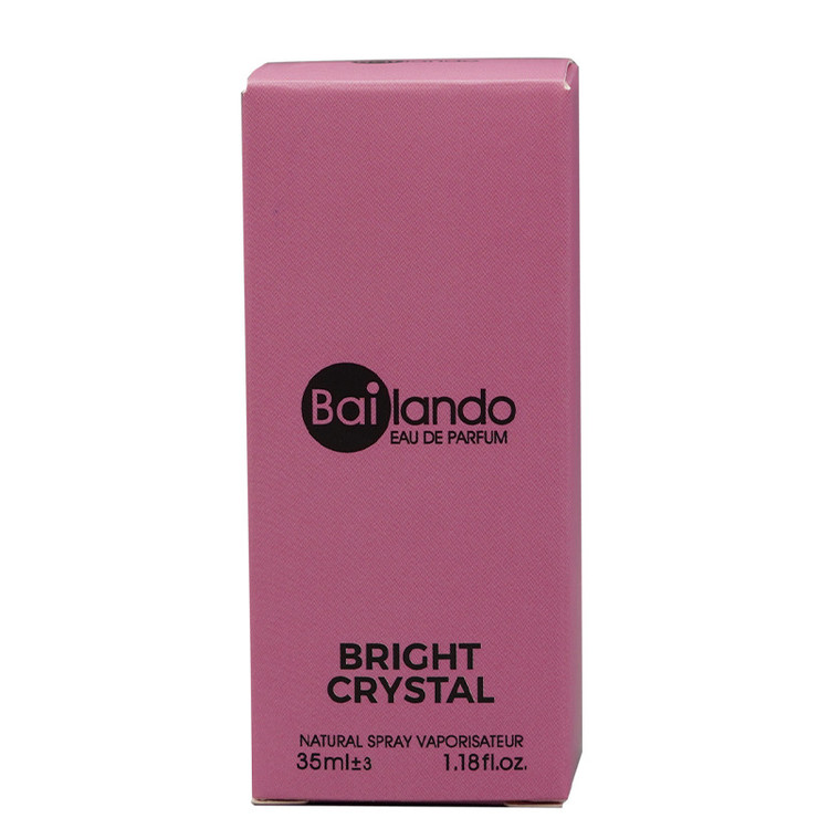 ادکلن جیبی زنانه ورساج صورتی بایلندو مدل BRIGHT CRYSTAL با رایحه خنک حجم 35 میلیلیتر