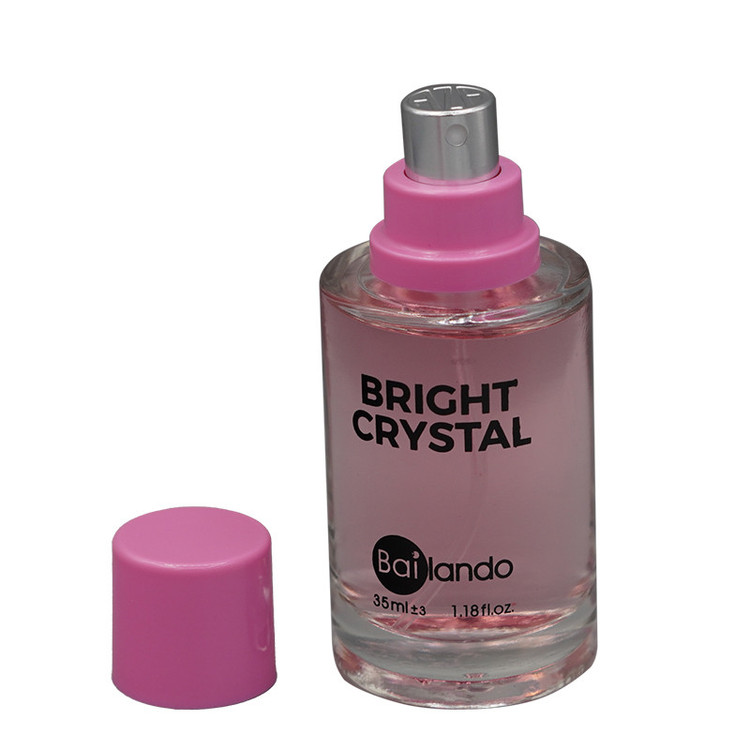 ادکلن جیبی زنانه ورساج صورتی بایلندو مدل BRIGHT CRYSTAL با رایحه خنک حجم 35 میلیلیتر