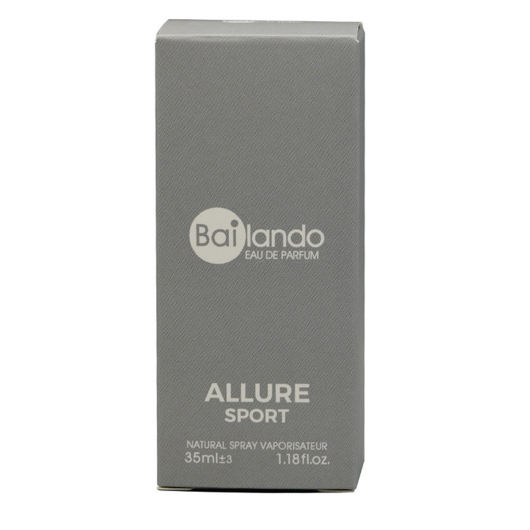 ادکلن جیبی مردانه الور اسپرت بایلندو مدل ALLURE SPORT با رایحه شیرین حجم 35 میلیلیتر