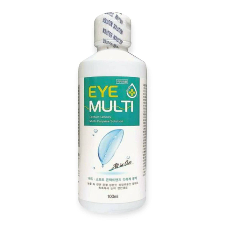 مایع لنز و محلول شستشوی لنز چندکاره آیمولتیپلاس EYE-MULTI-Plus انواع حجم