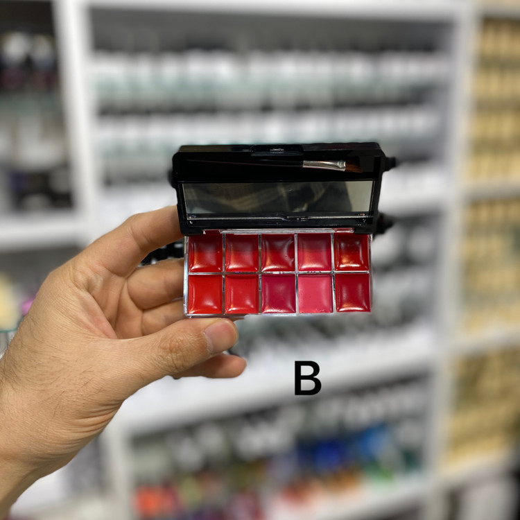 پالت رژ لب 10 رنگ ویولت lipstick palette